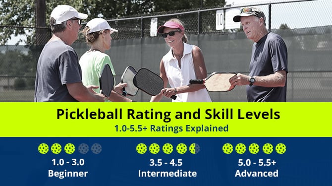 pickleball ratings and skill levels